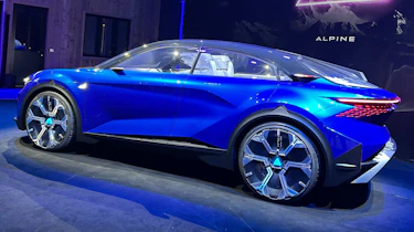 Alpine A390_β concept in Paris - side