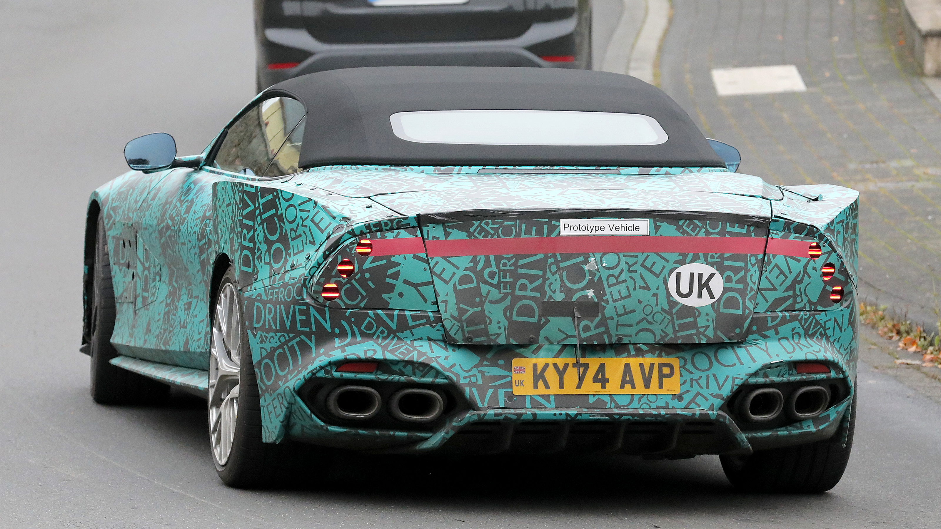 New Aston Martin Vanquish Volante - rear 