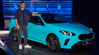 Alastair Crooks and the BMW 2 Series Gran Coupe - front