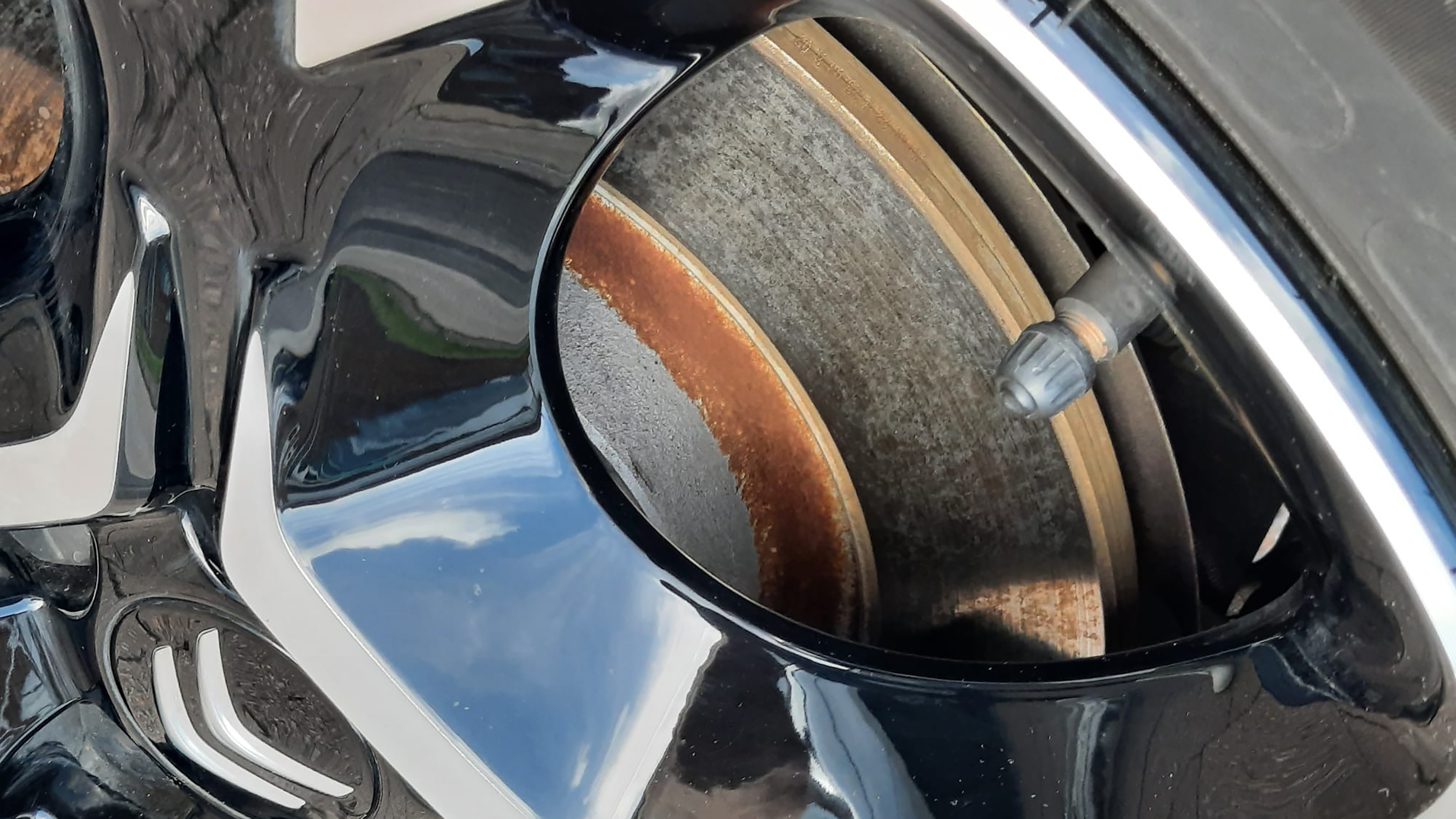 Citroen C5 Aircross - corroded brake disc