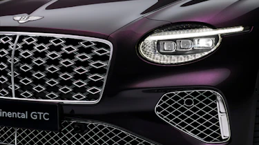 Bentley Continental GTC Mulliner - headlight and grill