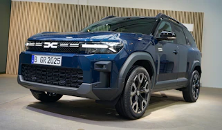 Dacia Bigster - reveal blue front