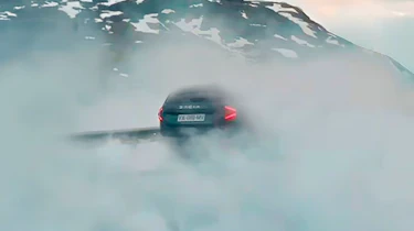 Dacia Bigster obscured by smoke