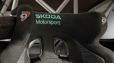 Skoda Enyaq RS Race - seat stitching