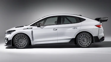 Skoda Enyaq RS Race - static side profile