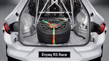 Skoda Enyaq RS Race - spare wheel