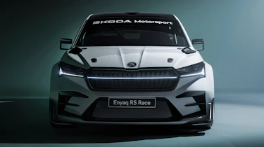 Skoda Enyaq RS Race - static front end
