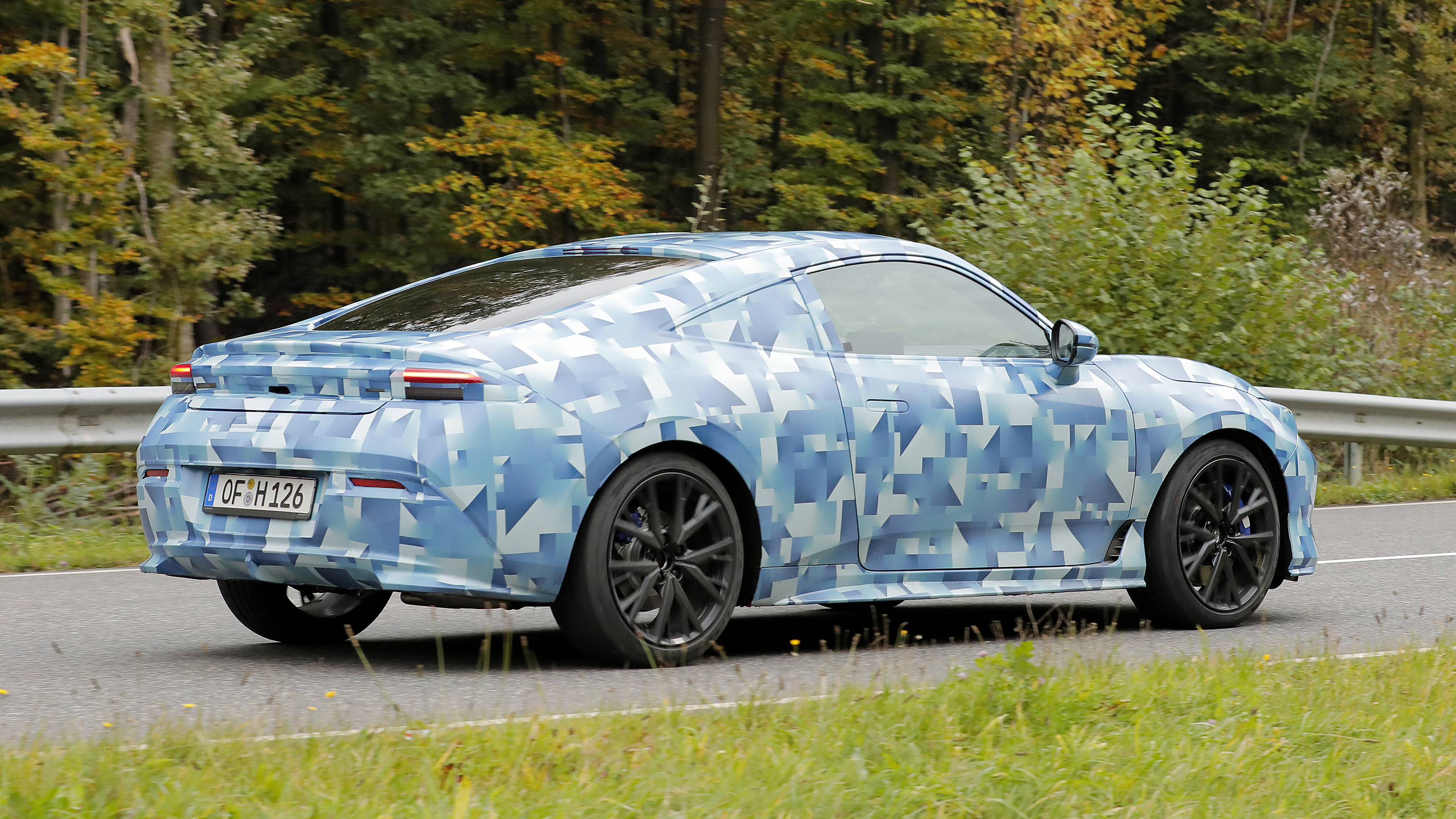 New Honda Prelude spyshot - rear 3/4