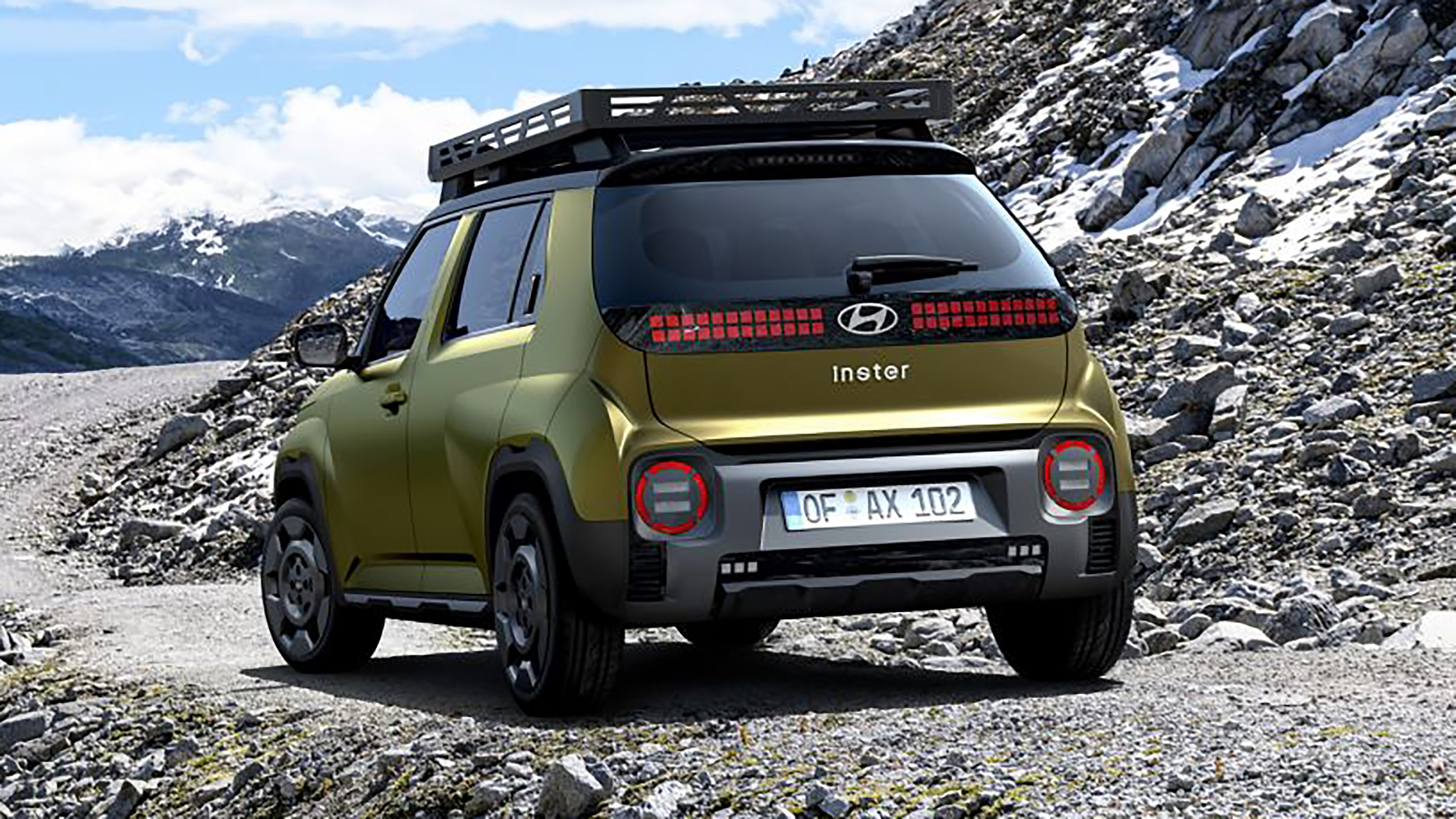 Hyundai Inster Cross - rear action