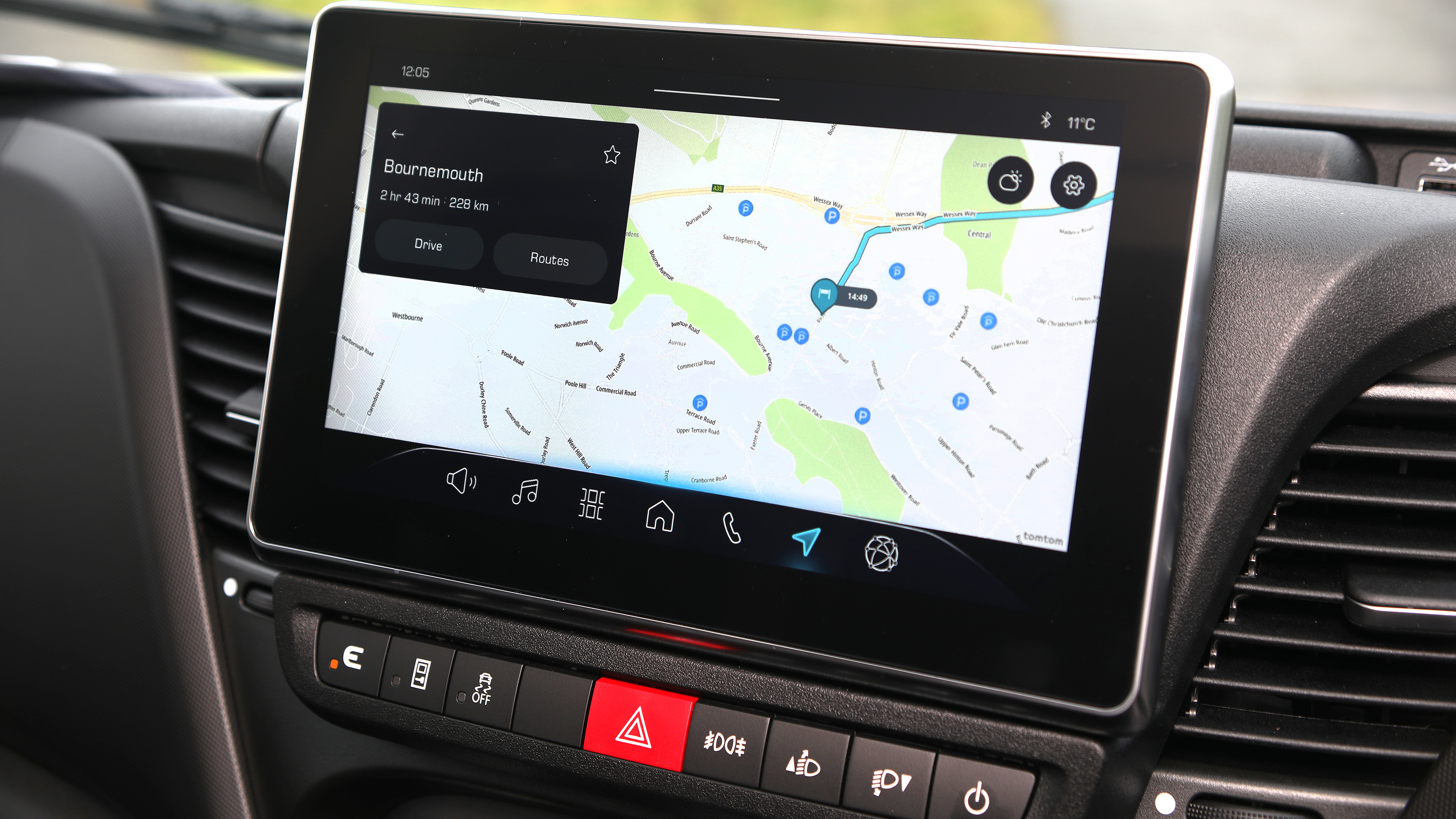 Iveco Daily - infotainment screen