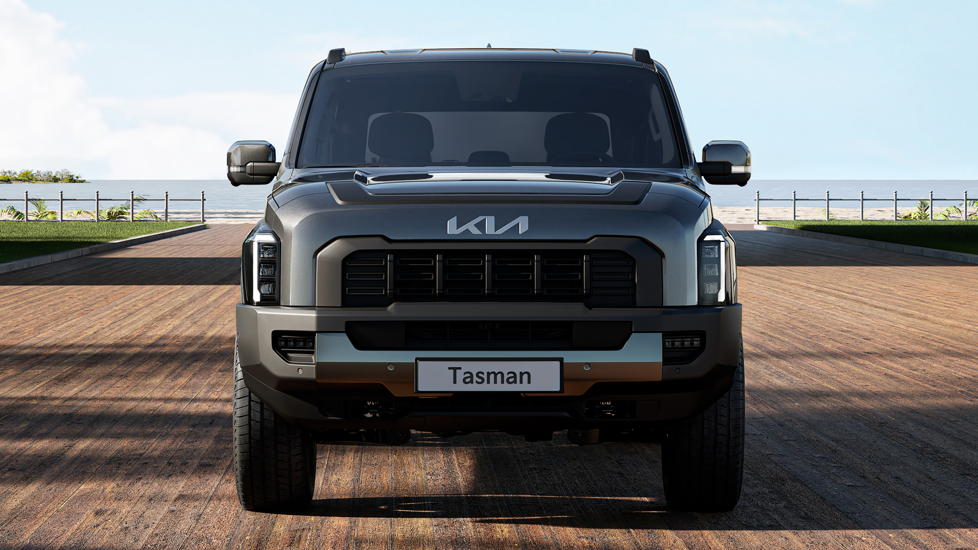 Kia Tasman - front end