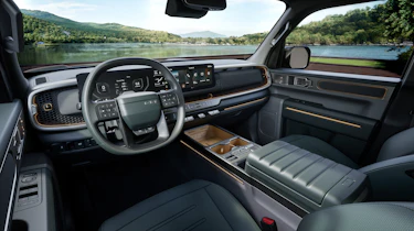 Kia Tasman - interior overview