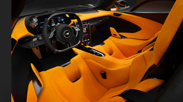 McLaren W1 - interior orange