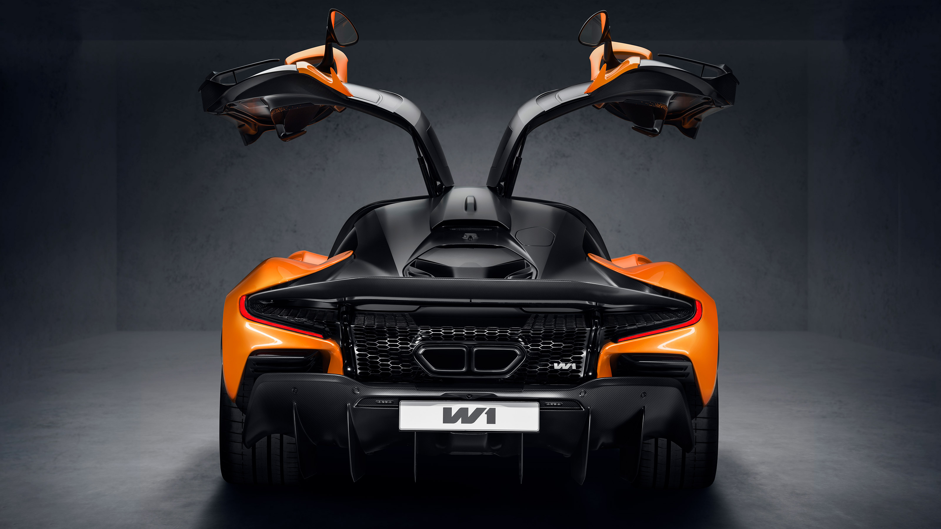 McLaren W1 - full rear doors open