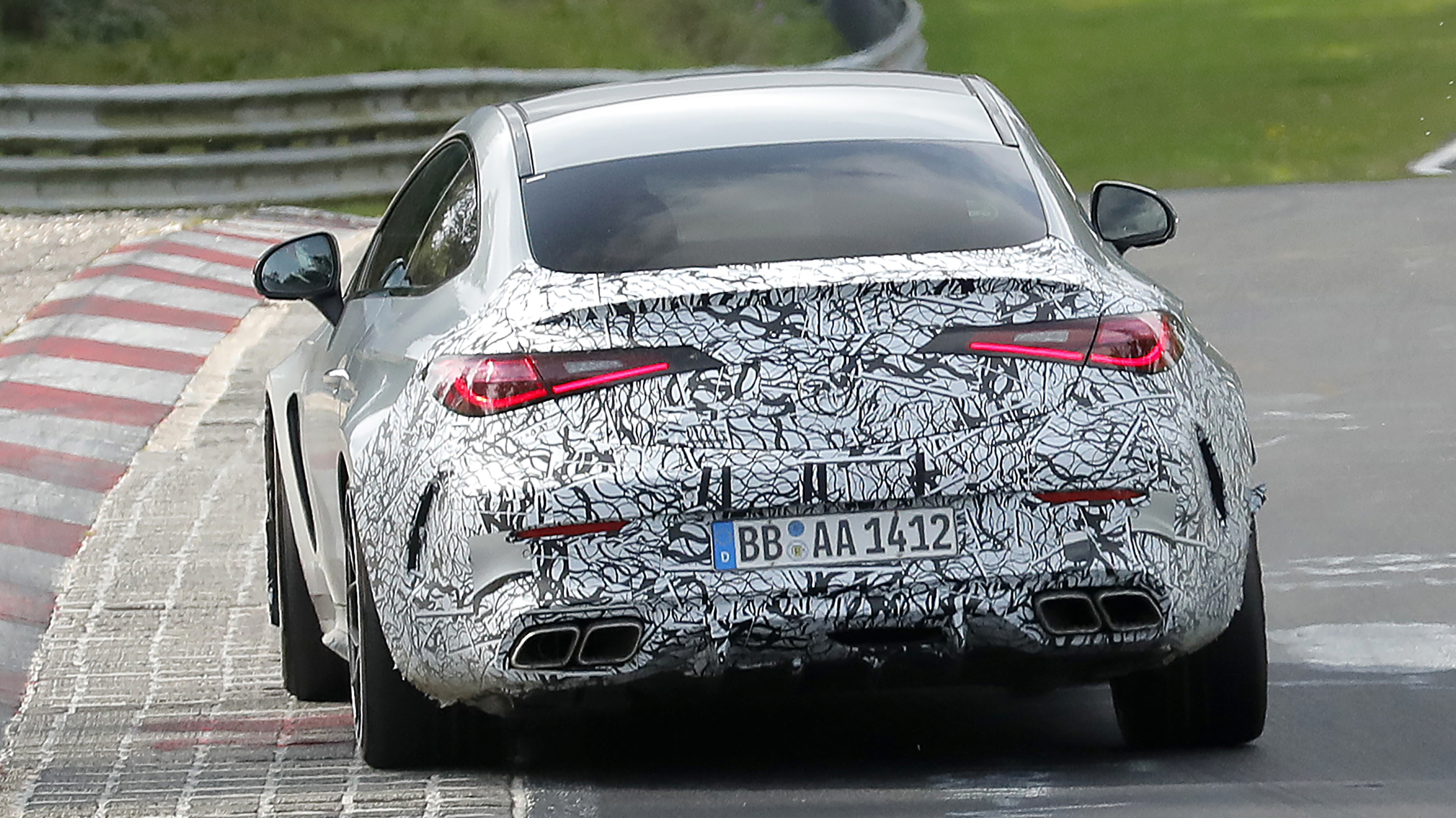 Mercedes-AMG CLE 63 Coupe testing - rear end