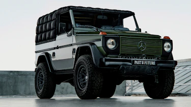 Mercedes G-Class Past II Future - front 3/4 fabric roof