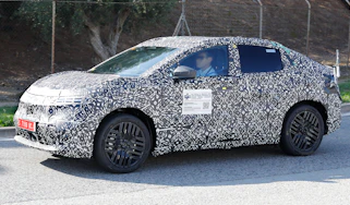 New Nissan Leaf - front 3/4