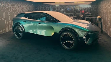 Renault Embleme concept on display at Paris Motor Show 2024