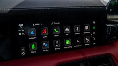 Porsche Taycan Turbo S - infotainment screen