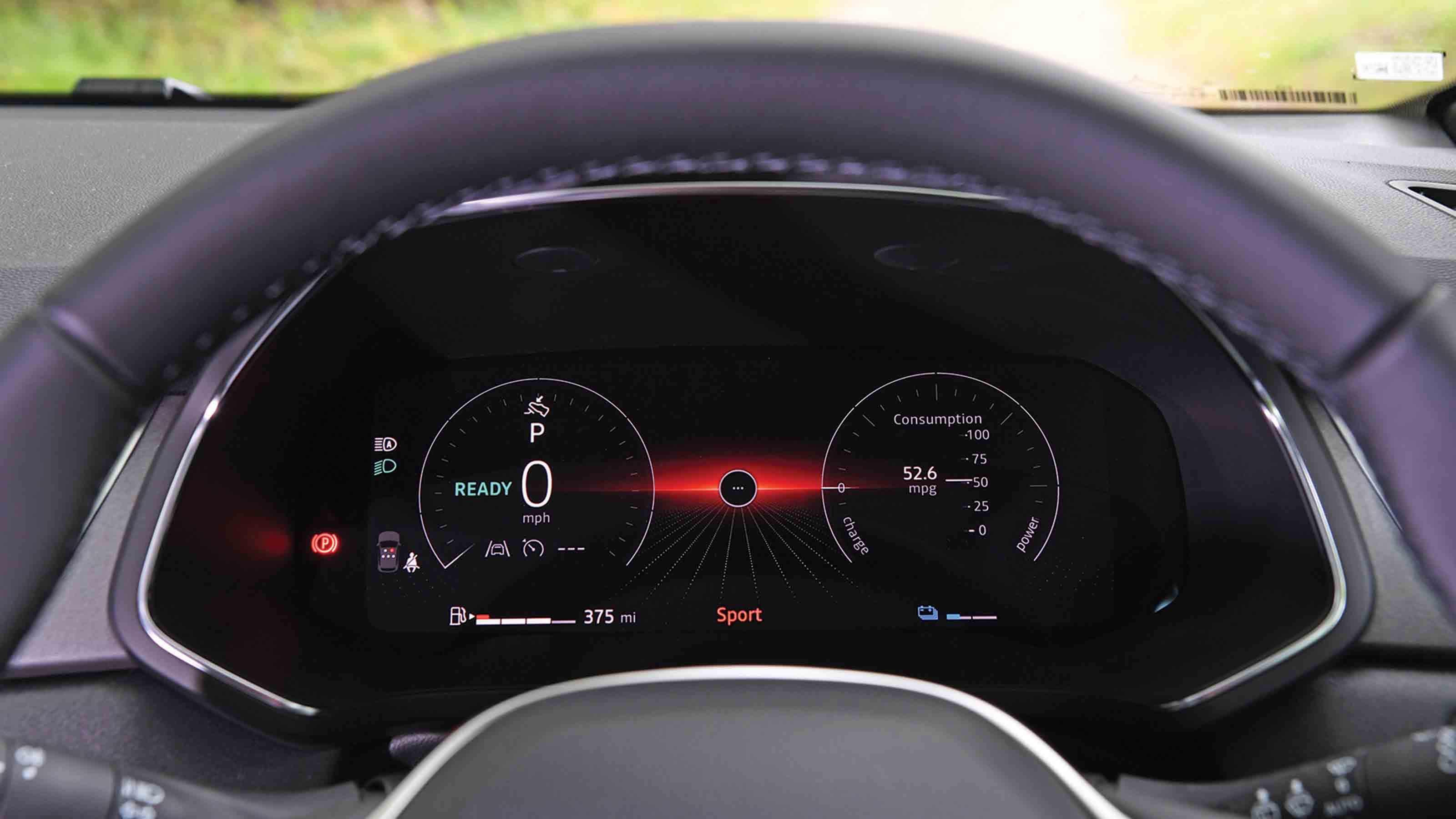 Renault Captur - digital instrument cluster