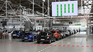 Renault ReFactory - cars parked in factory
