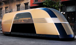 Tesla Robovan - front 3/4