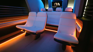 Tesla Robovan - interior front
