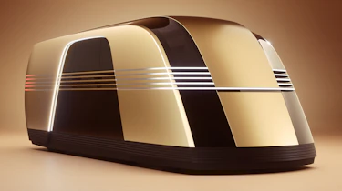 Tesla Robovan - studio front 3/4