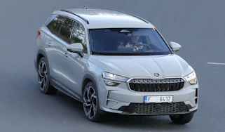 2024 Skoda Kodiaq vRS spy shot - dynamic front 3/4