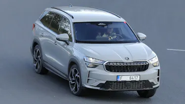 2024 Skoda Kodiaq vRS spy shot - dynamic front 3/4