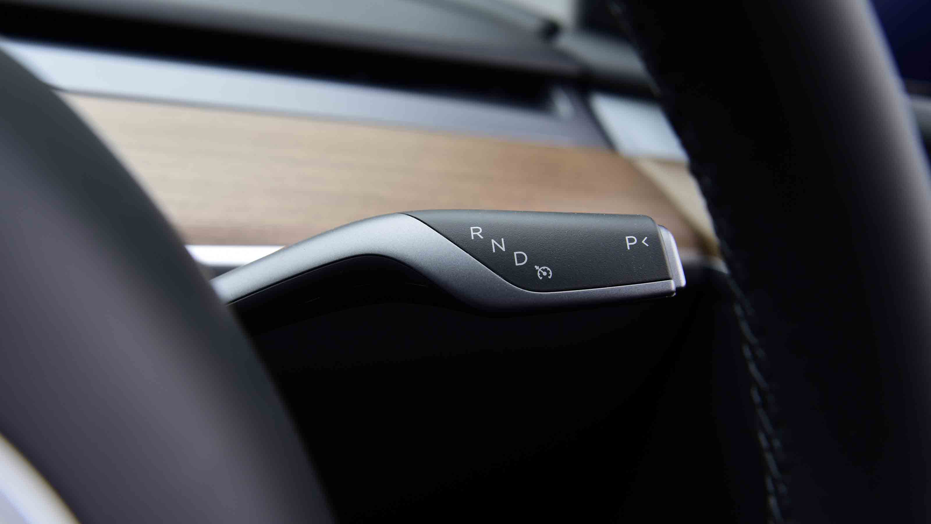 Tesla Model Y - gear selector