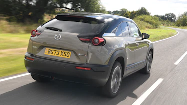 Mazda MX-30 R-EV - rear tracking