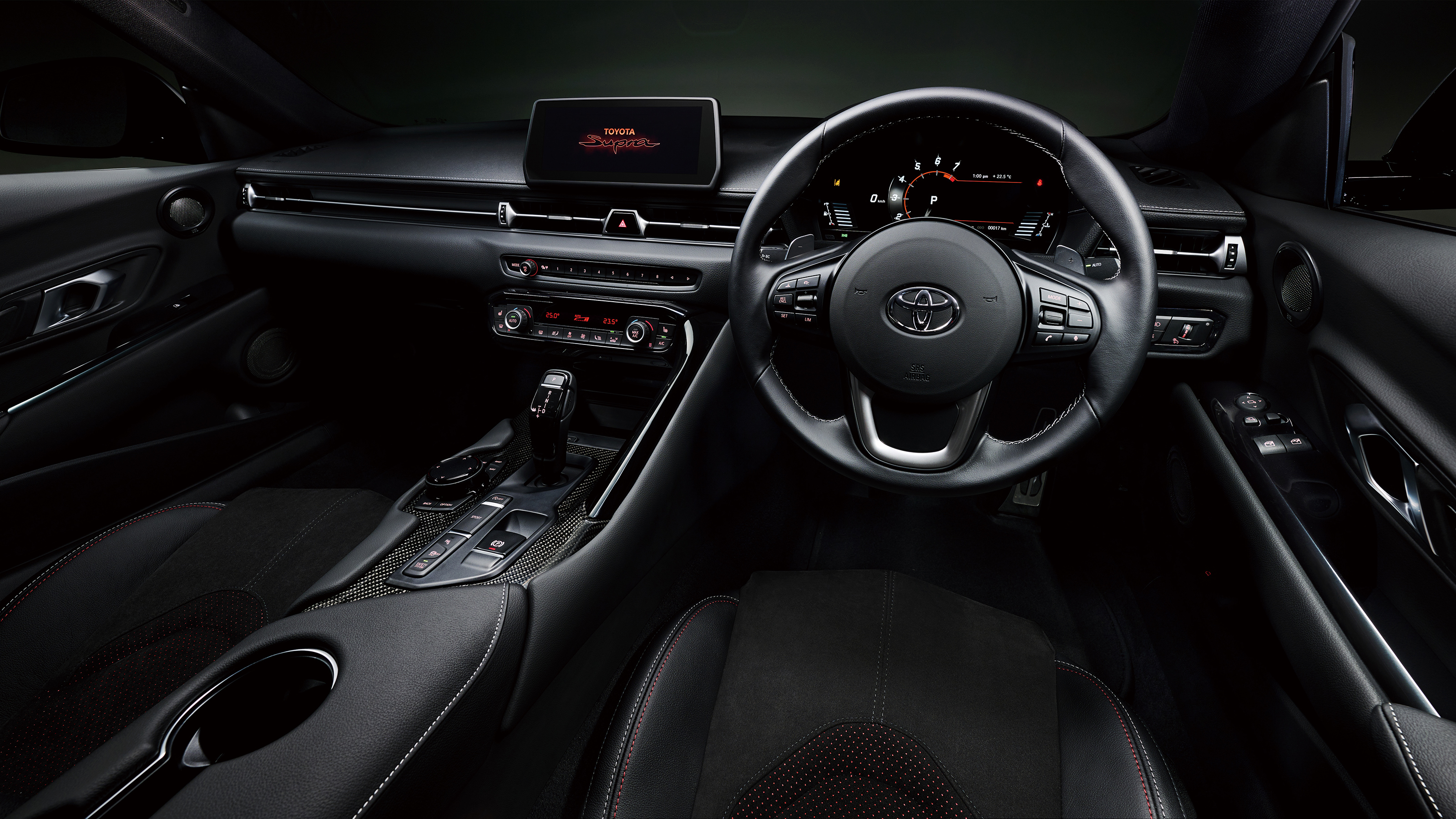Toyota Supra A90 Final Edition - cabin with black seats