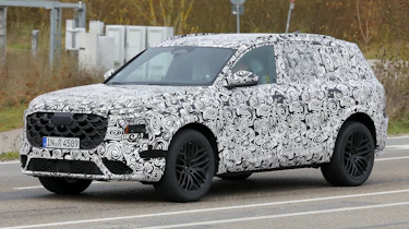 Audi Q7 spy shot - left front angled