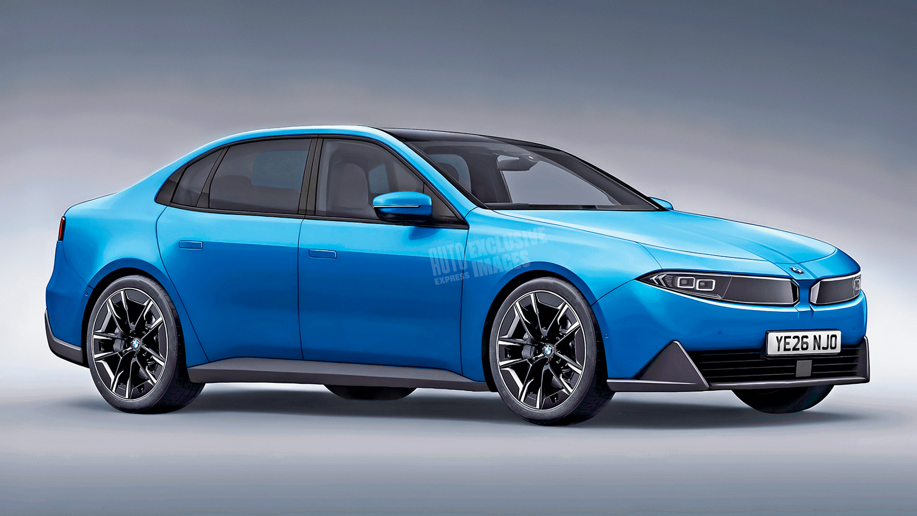BMW 3 Series 'Neue Klasse' render (watermarked) - front
