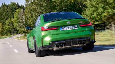 BMW M3 Competition - rear tracking