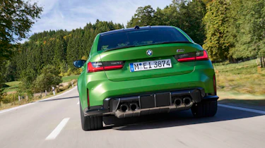 BMW M3 Competition - rear full width tracking