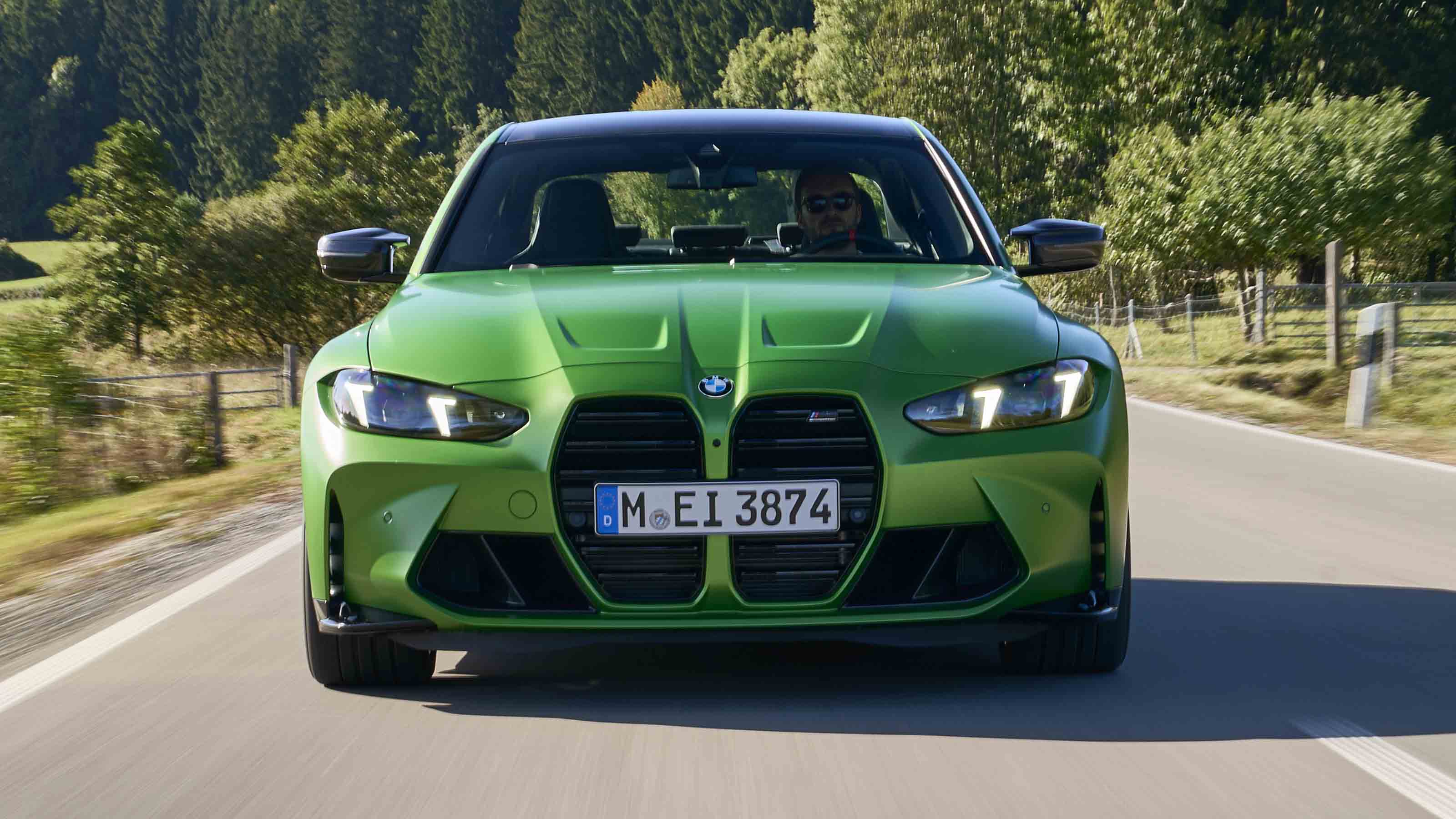 BMW M3 Competition - front full width