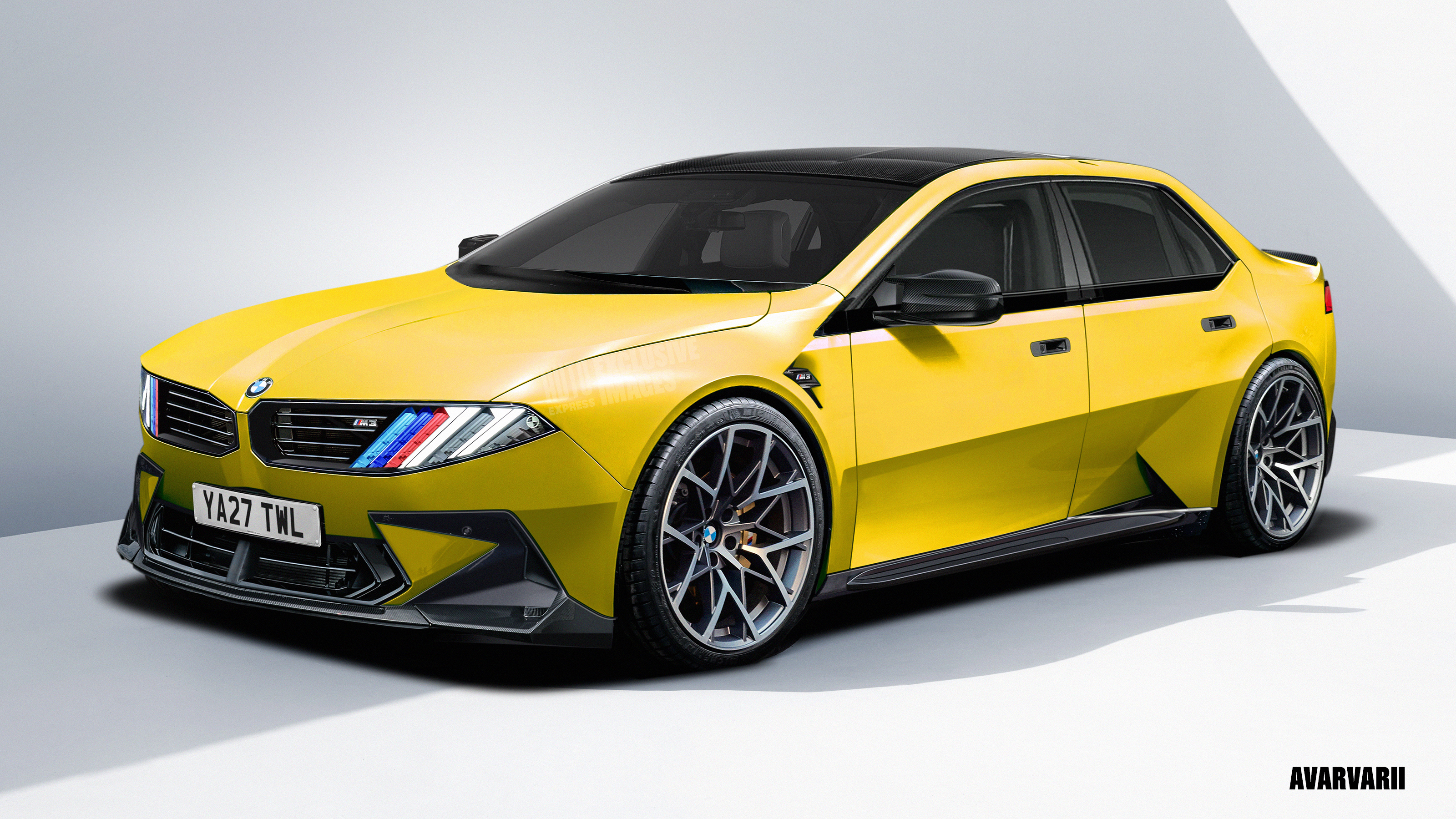 2028 BMW M3 render (watermarked)