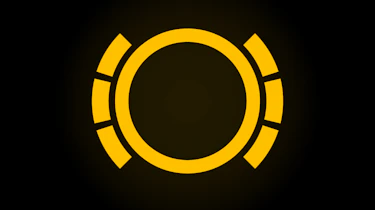 Brake pad warning light