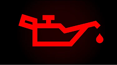 Oil warning light