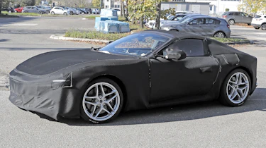 Ferrari Roma spied - rear angled