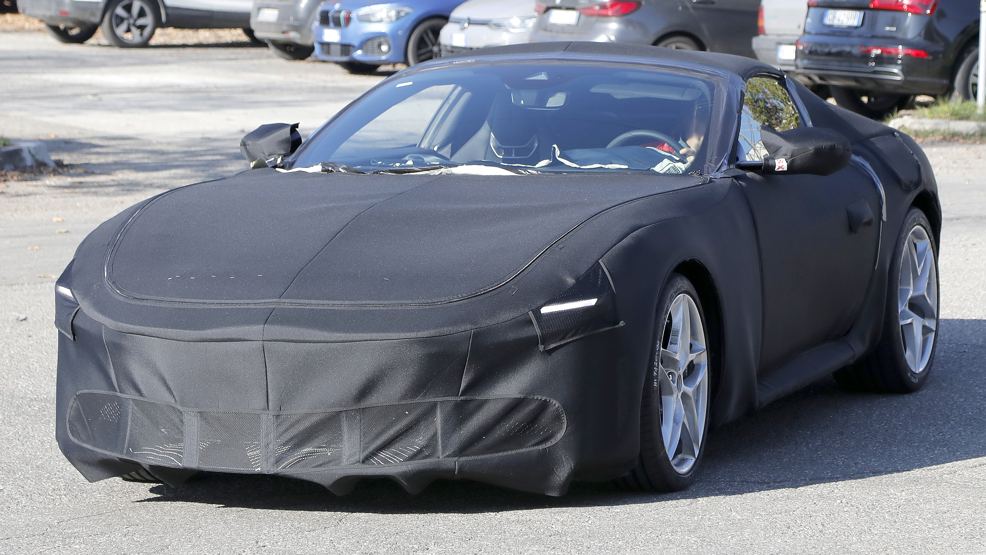 Ferrari Roma spied - front