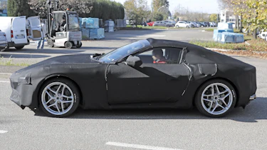 Ferrari Roma spied - side profile