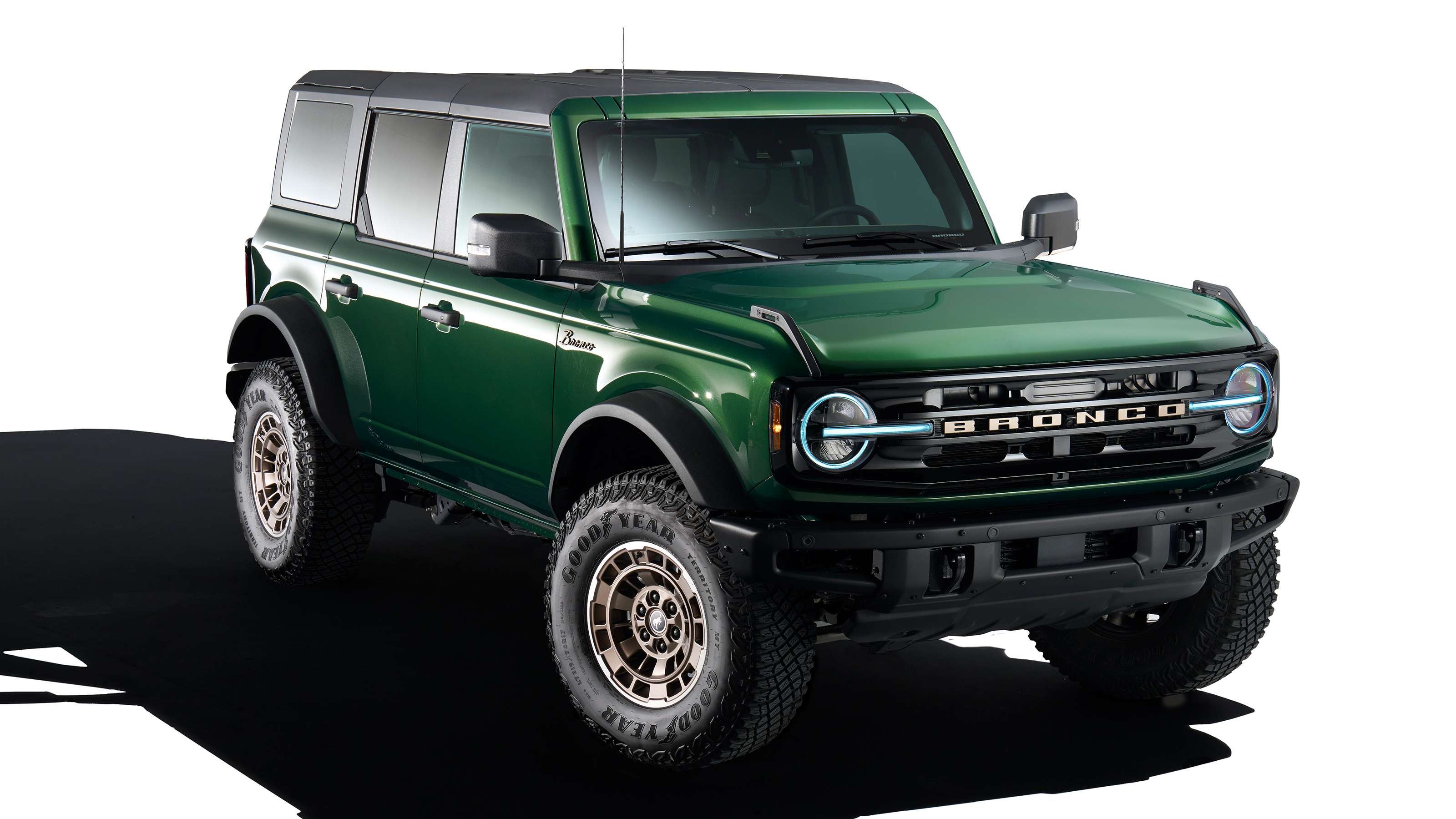 Ford Custom Garage Packages Sinister Bronze Ford Bronco - front 3/4