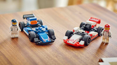 Lego Williams and Haas cars