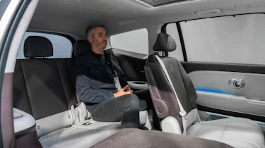 Hyundai Ioniq 9 and Richard Ingram - back seats