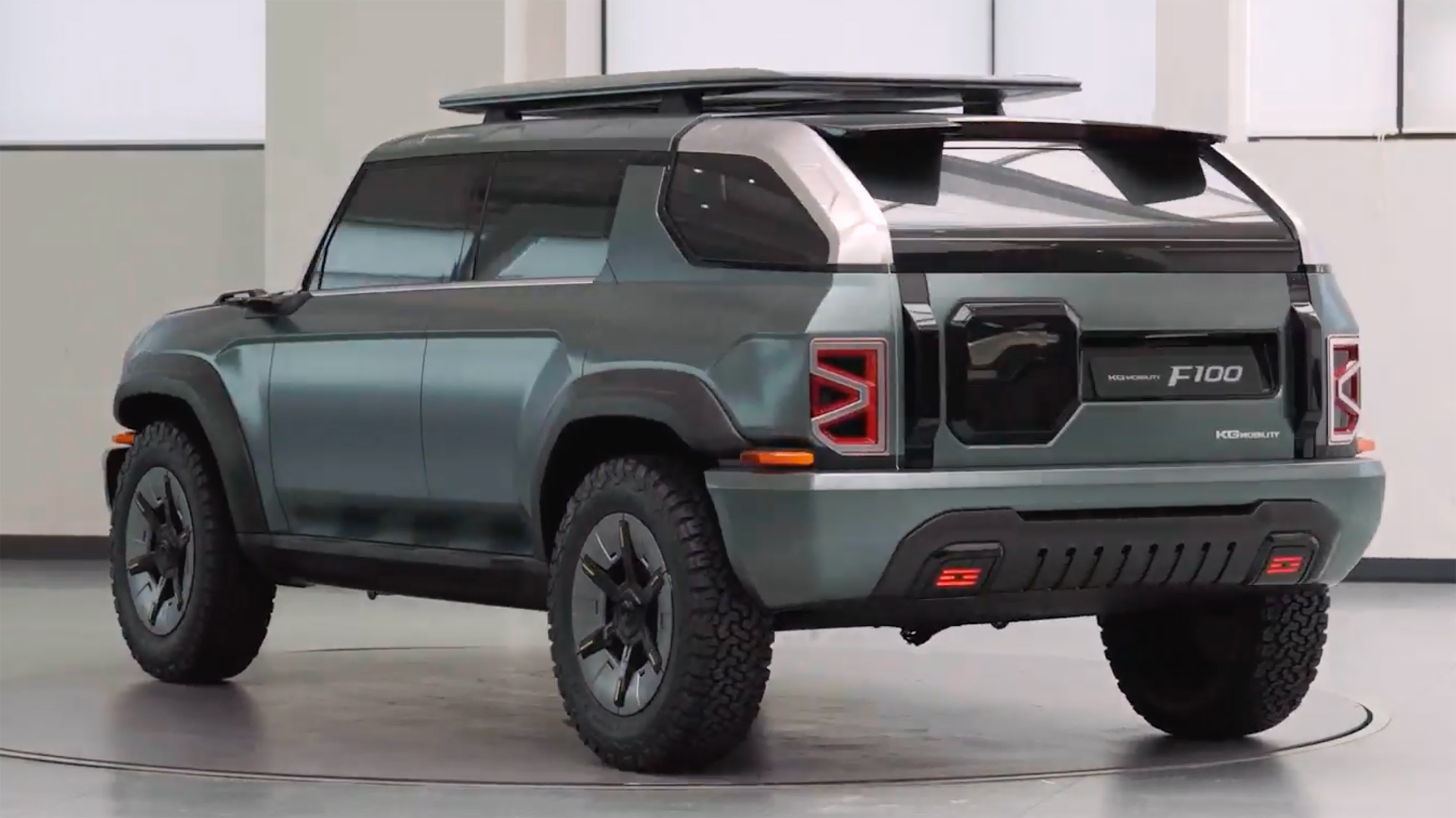 New KGM F100 concept - rear 3/4
