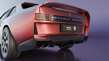 Maserati Biturbo Shamal - exhaust and spoiler