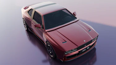 Maserati Biturbo Shamal - front 3/4 overhead